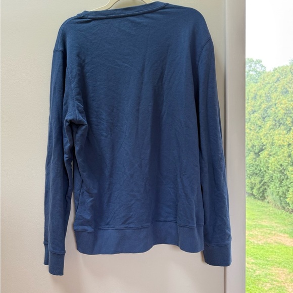 Vineyard Vines Men’s Crewneck Cotton Logo Sweatshirt Embroider Blue Size Medium - Picture 4 of 4